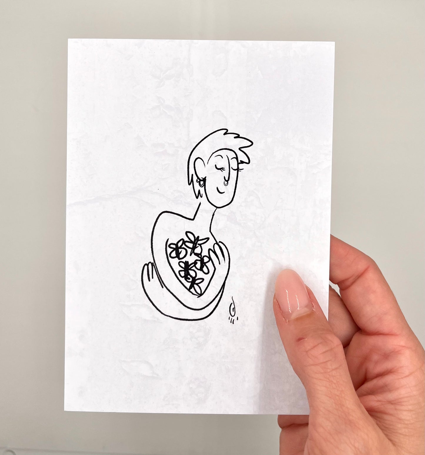 Postkarte: "Frühlingsgefühle" 10,5 x 14,8 cm