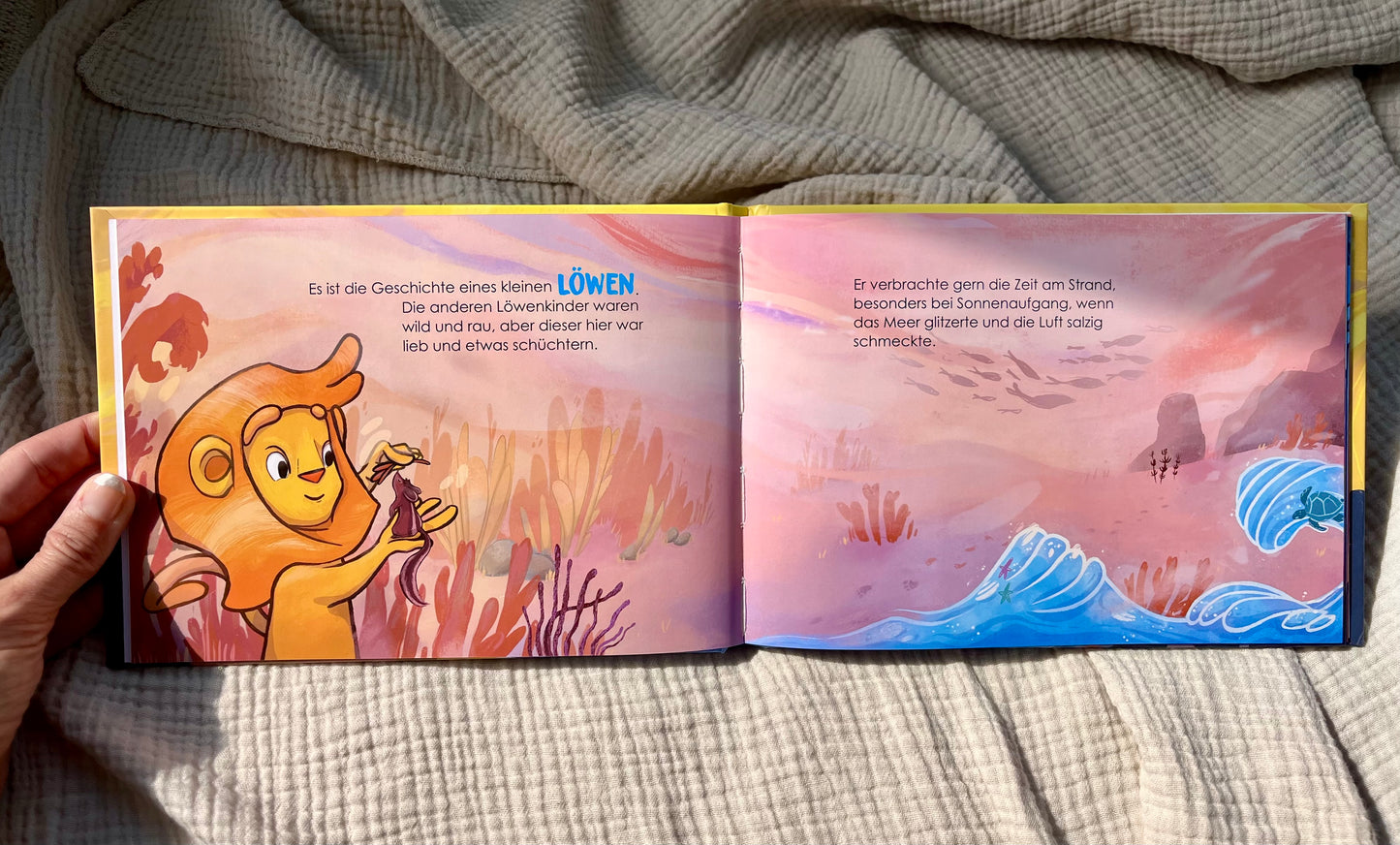 Kinderbuch: Der kleine Löwe und die Sonne