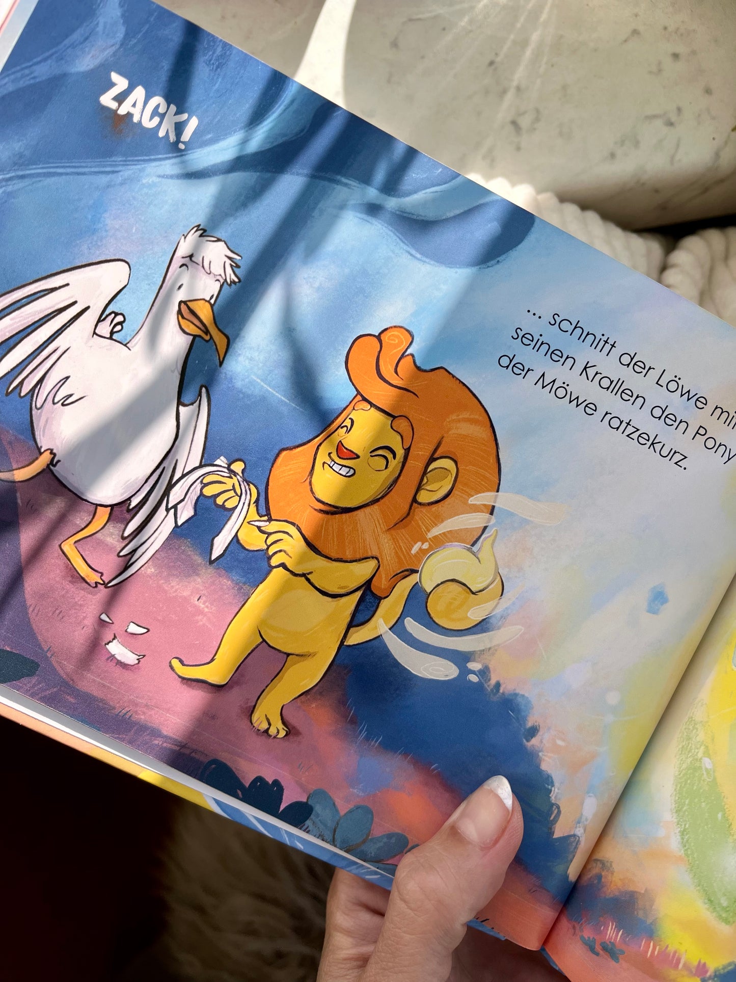 Kinderbuch: Der kleine Löwe und die Sonne