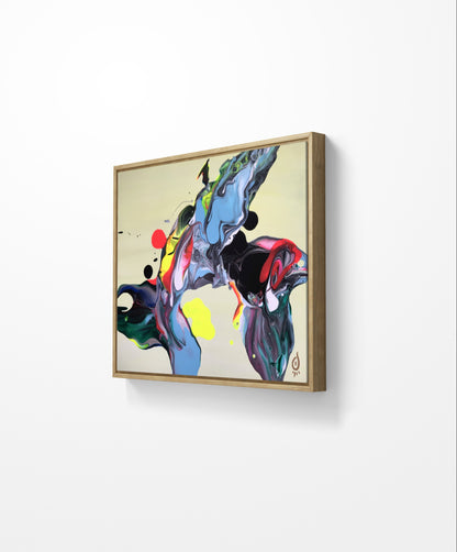 "Colour Clouds", 40x50 cm, Acryl auf Leinwand