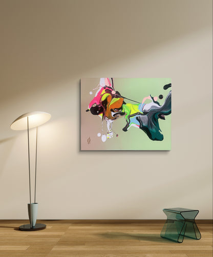 "Hold on" 30x40 cm, Acryl auf Leinwand; verfügbar