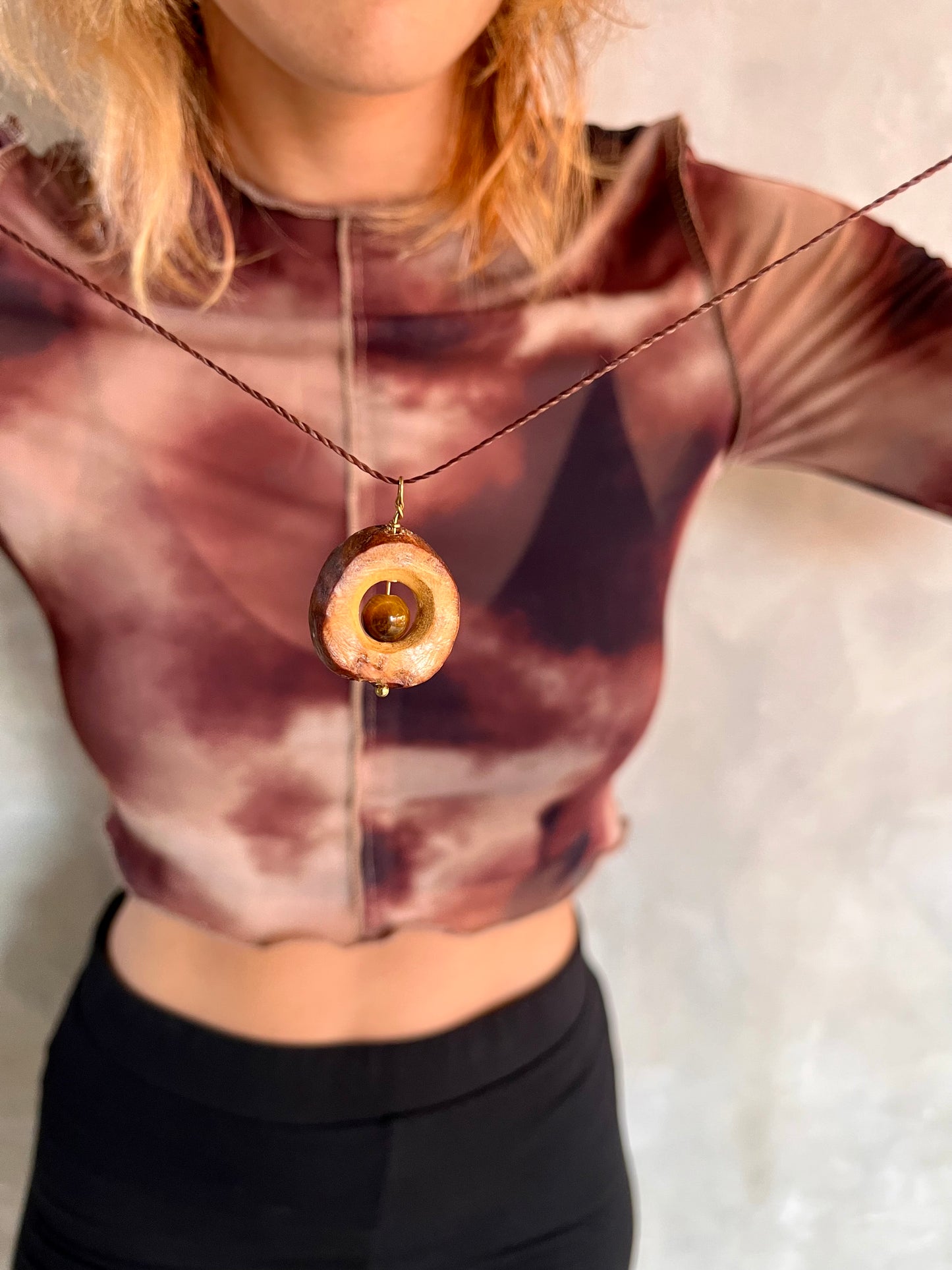 Halskette: Tiger Eye