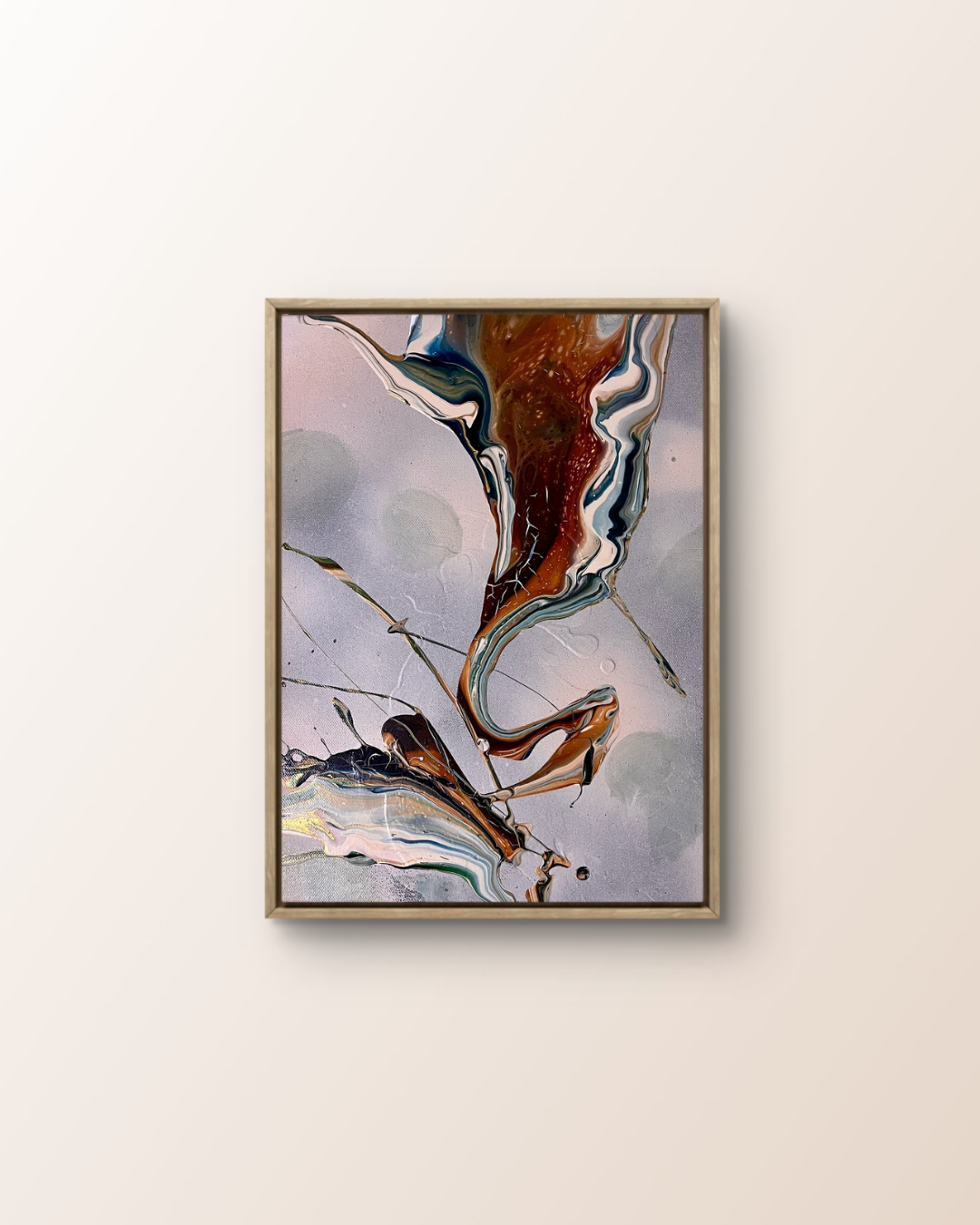 Wave | 30x40 cm, Fluid Art auf Leinwand; verfügbar