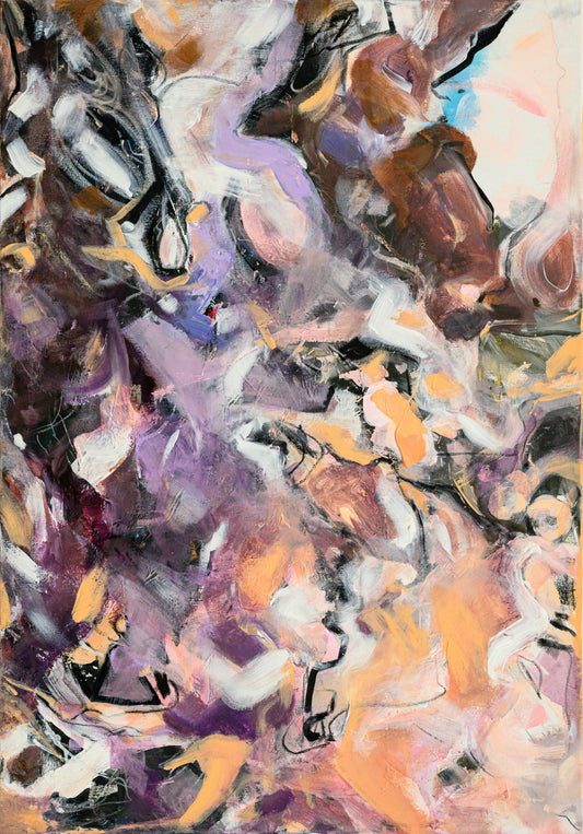 "Chaosmind", 70x50 cm, Acryl auf Leinwand; verfügbar